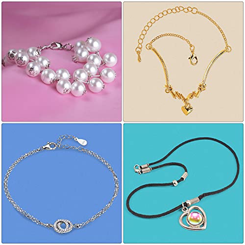 600 Pieces Lobster Clasps and Open Jump Rings Set Lobster Claw Clasps and Closures for Jewelry Making and Bracelets Bracelet Hooks Jewelry Clips(Mixed Colors) - color: Mixed Colors