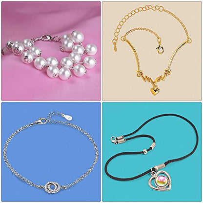 600 Pieces Lobster Clasps and Open Jump Rings Set Lobster Claw Clasps and Closures for Jewelry Making and Bracelets Bracelet Hooks Jewelry Clips(Mixed Colors) - color: Mixed Colors