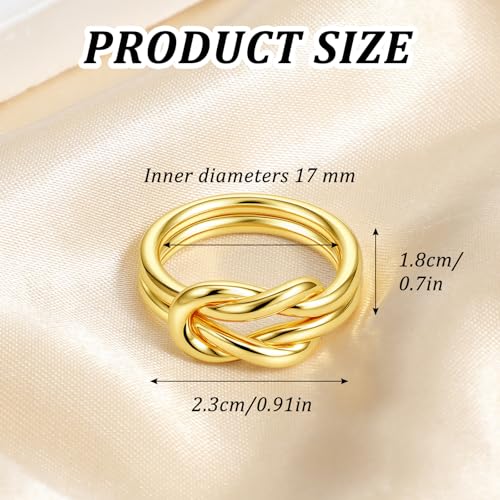 2 PCS Scarf Rings for Women 0.9in Knot Scarf Clip for Shawl Scarves Dress Buckle Wrap Clasp Clip Clothing Accessories
