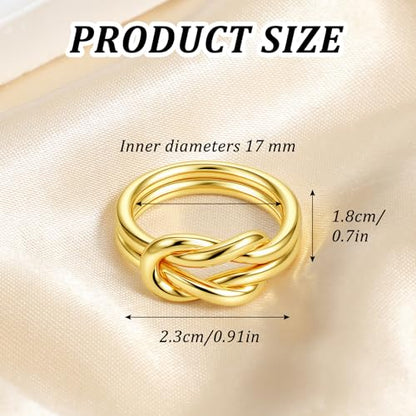 2 PCS Scarf Rings for Women 0.9in Knot Scarf Clip for Shawl Scarves Dress Buckle Wrap Clasp Clip Clothing Accessories