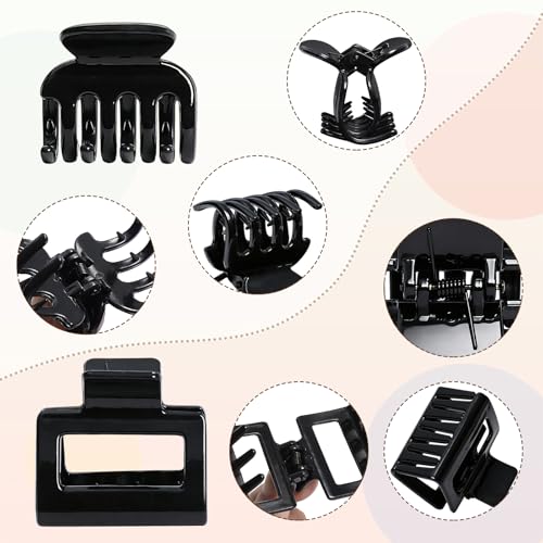 8 PCS Small Hair Clips for Women 2 Inch Claw Clips for Thin Hair