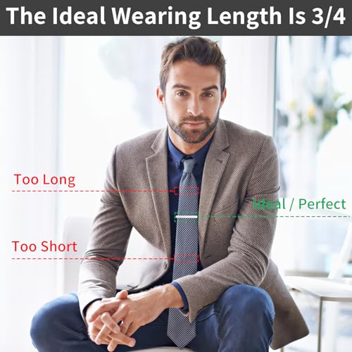 MOWPOG 6 Pcs Tie Clips for Men, Tie Bar Pins Tacks with Gift Box | Copper, Shiny & Glossy, for Father, Husband, Boyfriend, Business, Wedding, Suit Accessories, Easy to Open, Won't Fade/Scratch - color: 3 Gold + 3 Silver