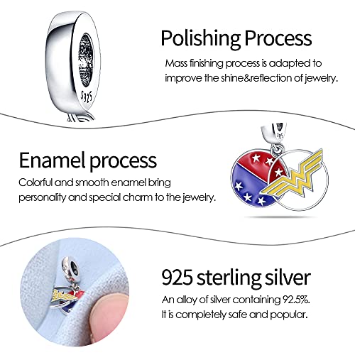 Pandach 925 Sterling Silver Charms Beads for Bracelets and Necklaces Butterfly and Headphones Pendants Clover Charms Jewelry Gift for Women - style: Charm National Micro
