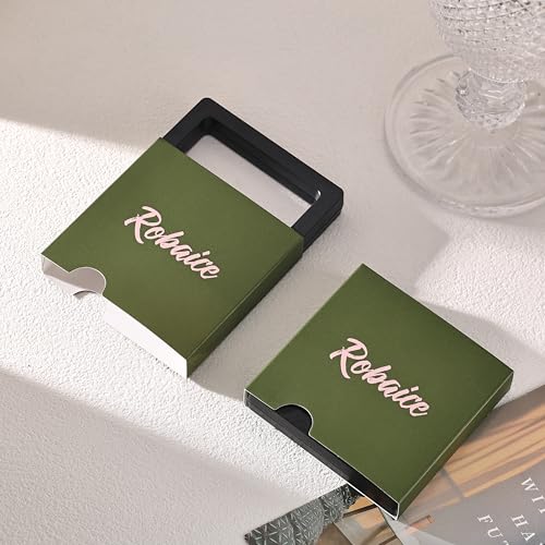 Robaice Adjustable Ankle Set for Women Waterproof, 14K Gold Plated | Layered Cuban, tennis, herringbone and clover chain styles, waterproof and non-tarnish for everyday wear or gifting - color: Cuban & Herringbone - Gold (2pcs)