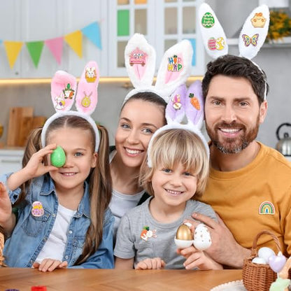 SANNIX 15Pcs Easter Pins, Easter Enamel Lapel Pins Assorted Bunny Eggs Carrot Butterfly Badge Brooches for Backpacks Bags Hats Accessories Party Favor - style: Easter Pin