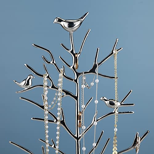 MORE&LESS Tree and Deer Jewelry Rack,for Ring Earrings Necklace Bracelet,Suitable for living rooms, bathrooms,offices,etc. - color: C Tree&Deer