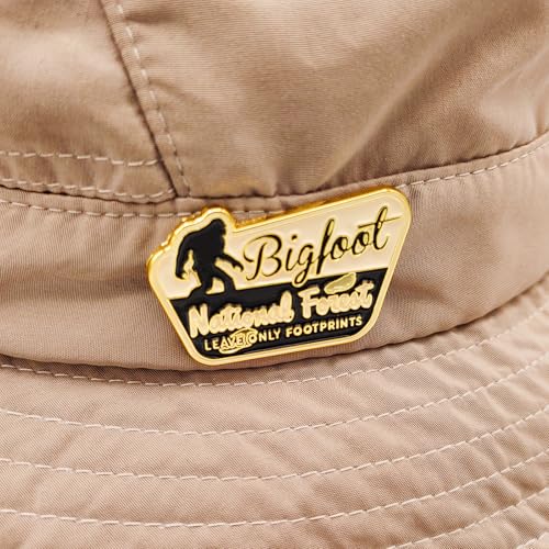 Bigfoot Enamel Lapel Pin - for Fans of Bigfoot and Sasquatch - style: National Forest