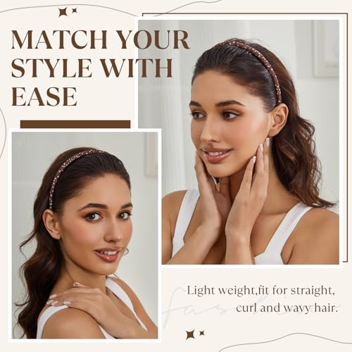STHUAHE4PC Multicolor Protection Resin Teeth Comb Hair Hoop Hairband Headband Hair Accessories by Beauty hair (Beautiful) - color: Beautiful