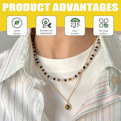 102Pcs Jewelry Making Kit, 10 Yards Necklace Chains with 50Pcs Open Jump Rings, 50Pcs Lobster Clasps, Chain Nose Pliers for DIY Necklace Making (Red Copper) - color: Red Copper
