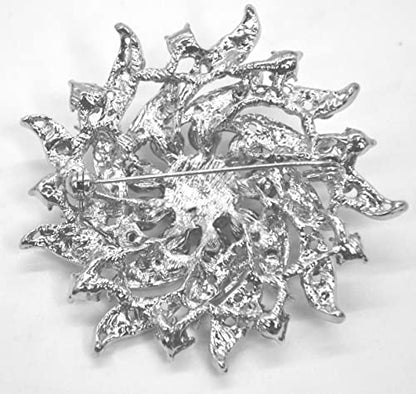 Belagio Enterprises 2 1/2-Inch Rhinestone Brooch | BW-171-182 - size: 2-1/2-Inch, style: BW-148