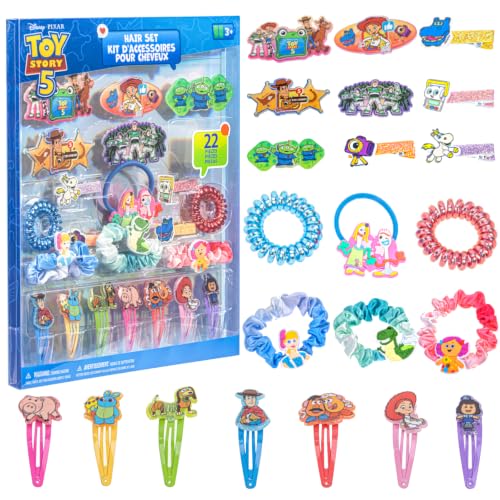Toy Story Hair Accessories Set with Hair Clips & Bows - color: Disney Toy Story