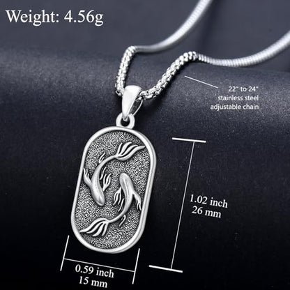 SIMONLY Zodiac Necklace 925 Sterling Silver Constellation Necklace Zodiac Sign Necklaces Horoscope Jewelry Christmas Birthday Astrology Gifts for Women Men Unisex - style: Pisces-Gold