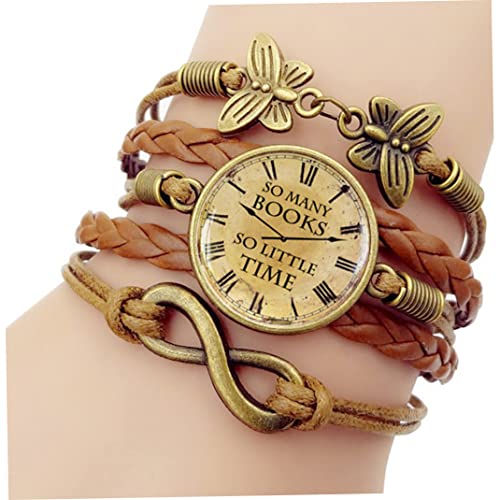 Multilayer Bracelet, Leather Wrist Cuff Bangles Women Wrap Bracelets, Bohemia Style Wrist Decoration, Brown