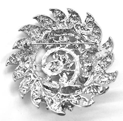 Belagio Enterprises 2 1/2-Inch Rhinestone Brooch | BW-171-182 - size: 2-1/2-Inch, style: BW-137