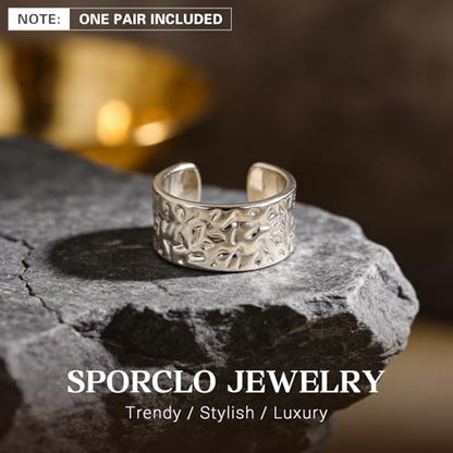Gothic Clip On Ear Cuff Stainless Steel No Piercing Helix Cartilage | Hypoallergenic,Non Piercing Helix Cartilage,Gold Silver,Fake Earring,Lightweight,Punk Gothic Jewelry Gift Women Men - color: K5-Edgy Design Silver 1