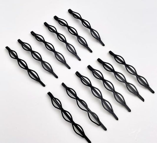 12Pcs Black Vintage Hair Pins，Mini Bobby Pins Fashion BB, Clip Invisible Bangs Clip Small Pins for Women and Girls Decorative Wedding Dainty Hair Beauty and Personal Care Hair Accessories