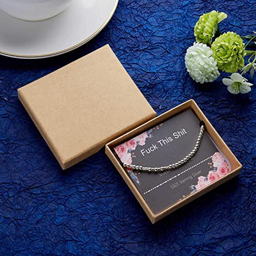 ASELFAD Morse Code Bracelets for Women, Funny Best Friend Birthday Gifts for Women Friendship Bracelets, Inspirational Jewelry, Teen Girl Gifts Trendy Stuff - style: F This S