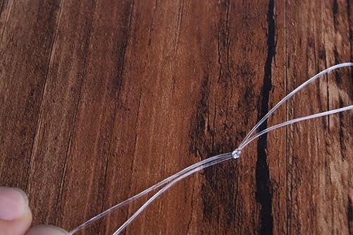 0.6mm Seed Beads Stretchy Bracelet String, 38 Yards Elastic Crystal String,Thin Elastic Beading Cord Pony Beads, Kandi Beads and Friendship Bracelet Making - color: Clear