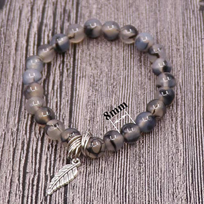 Tree of Life Yoga Healing Stone Bracelets,Multilayer Lotus Chakra Stone Reiki Bracelet Sets,Anxiety Crystal Natural Stone,for Women Stress Relief - style: Amazon Stone+Dragon Stone