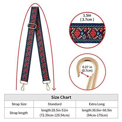 Wide Shoulder Strap Adjustable Replacement Belt Crossbody Canvas Bag Handbag - color: Dandelion, size: Wide: 1.4"(3.5cm)