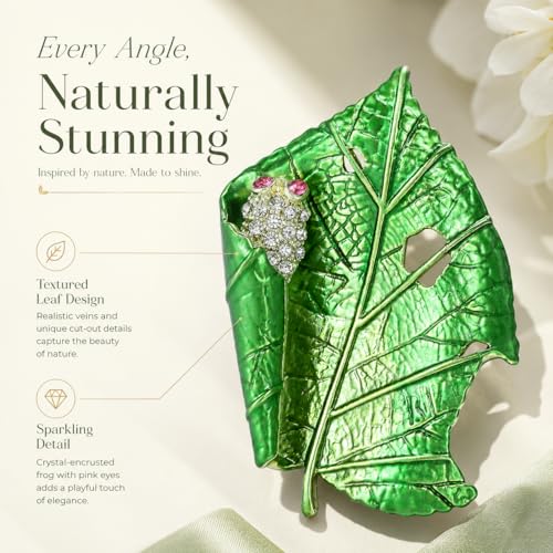 Flower Brooch for Women Rhinestone Pearl Zirconia Flower Lapel Pin Birthday Holiday Gift for Mother Wife Girlfriend - color: 12 leaf