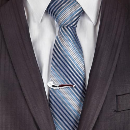 HAWSON Various Tie Clips for Men Unique, Funny Novelty Mens Tie Bar, Personalized Tie Pins for Men, Theme Wedding Party Gifts - style: Tobacco Pipe