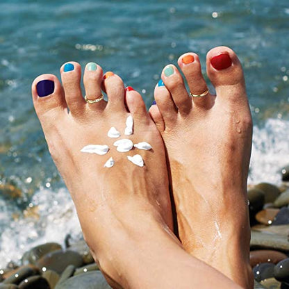 Jstyle 3PCS 14K Gold Filled Toe Rings for Women Adjustable Silver Gold Toe Ring Set Cute Opal CZ Daisy Flower Toe Rings Open Band Hawaiian Beach Summer Foot Jewelry for Women - color: Gold
