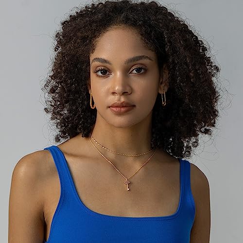 Layered Necklaces for Women - 14K Dainty Gold Plated Layering Chokers Necklaces Set Multilayer Delicate Necklace Trendy Adjustable Long Layered Necklaces for Women - style: 26 Evil Eye Necklace