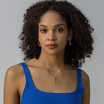 Layered Necklaces for Women - 14K Dainty Gold Plated Layering Chokers Necklaces Set Multilayer Delicate Necklace Trendy Adjustable Long Layered Necklaces for Women - style: 26 Evil Eye Necklace