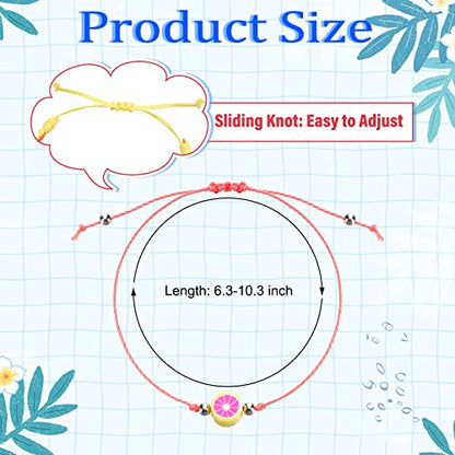 Hicarer 21 PC Surfer Wave Friendship Bracelet Set Waterproof Adjustable Boho Beach String Anklets Bulk, Summer Gift for Women - style: Multiple Style