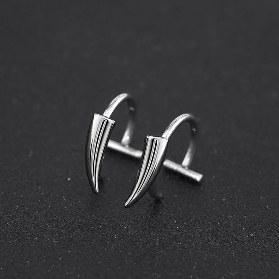 Fake Eyebrow Ring Fake Lip Labret Studs Replacement Balls Spike with 100pcs Sticker Non-Piercing Body Jewelry Fake Skin Piercing - color: C1 -Silver