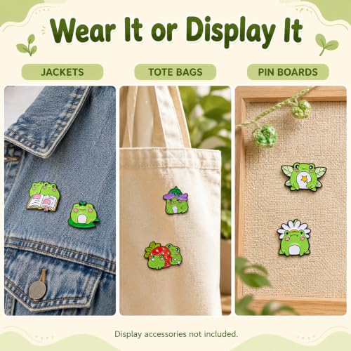Cute Enamel Pin Sets for Backpacks and Jackets - color: JH-088