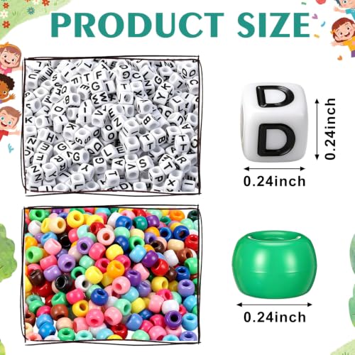 Tondiamo 24 Sets Back to School Gifts Friendship Bracelet Making Kit for Students Include Our Class is a Family Greeting Cards Beads Strings Bags DIY Kit for First Day of School Classroom - style: Classic