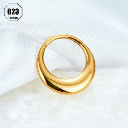 Cartilage Daith Earrings For Women Small 14K Gold Plated Hoop Hypoallergenic Helix Piercing Huggie Surgical Steel Diamond Implant Cubic Zirconia Prom Gift Jewelry - color: Style10-Gold, size: 16g-8mm
