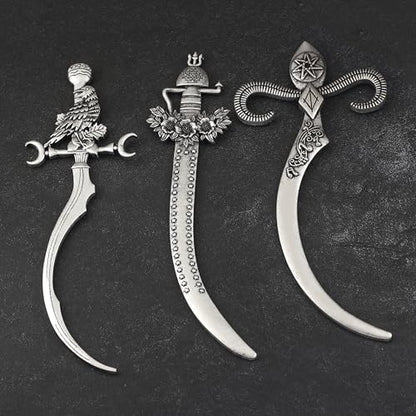 3PCS Sword Hair Pins for Women, Metal Hair Sticks Set, Viking Hair Accessories, Medieval Renaissance Hair Pin Set, Fantasy Pirate Decorative Hair Sticks for Bun Updo