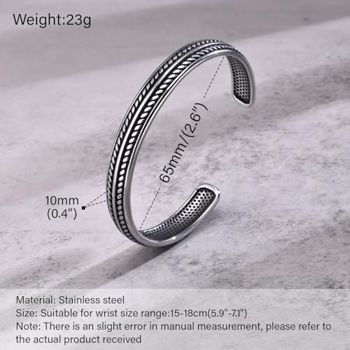 925 Sterling Silver Bracelet Plated Cuff Bangle Bracelet Fashionable Multi-layer Cross Wire Bangle Bracelet Open Adjustable Wide Cuff Bracelet for Teen Girls Fashion Jewelry - color: W-silver22