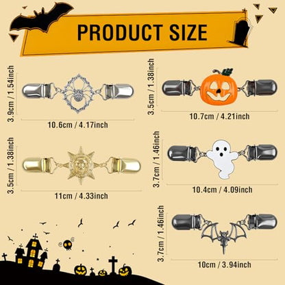 4 Pieces Vintage Sweater Shawl Cape Cloak Clips Retro Cardigan Collar Clasp Dress Shirt Brooch