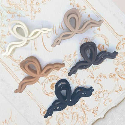 Large Wave Claw Clips for Thick Hair, 5-Pack 5.5“ Non-Slip Matte Hair Clips for Women, Big Hair Clips for Thick Hair (Ombré) - color: Ombré