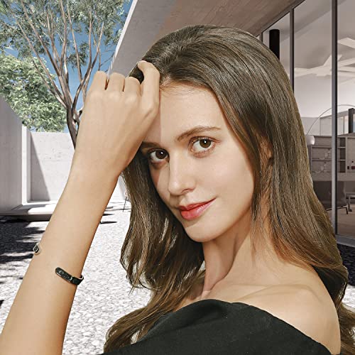TONY & SANDY Inspirational Bracelets for Women Teen Girls Personalized Gifts for Daughter Granddaughter Mom Sister Friends Stainless Steel Engraved Cuff Birthday Easter Christmas - style: A - Sun & Moon - Beautiful you can do amazing things
