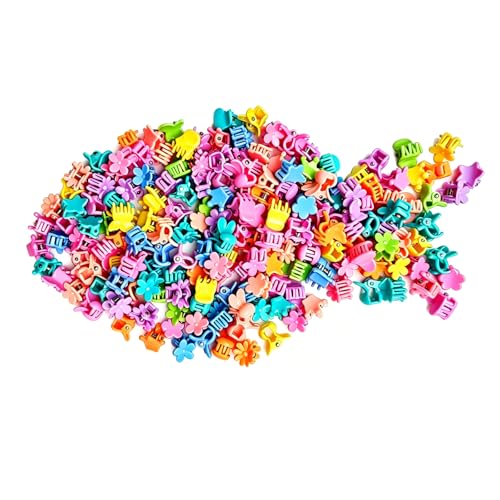 Soft Elastic Hair Ties，Colorful Hair Bobbles for Girls, Multicolor Hair Accessories Set with Hair Tail Tools & Cute Mini Hair Clips (Jumbo Pack(180PCS)) - color: 180PCS
