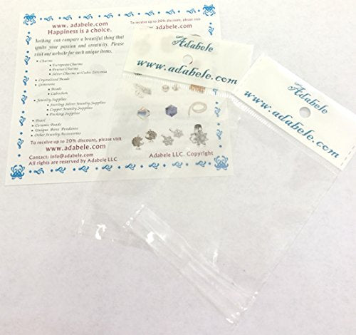 3 Sets Adabele Dangle Birthstone Charm Pendant Drops 10mm Austrian Teardrop Crystal Beads Silver Plated Open Jump Rings (36pcs) - size: Teardrop charms with jump rings (3 Sets/36pcs)