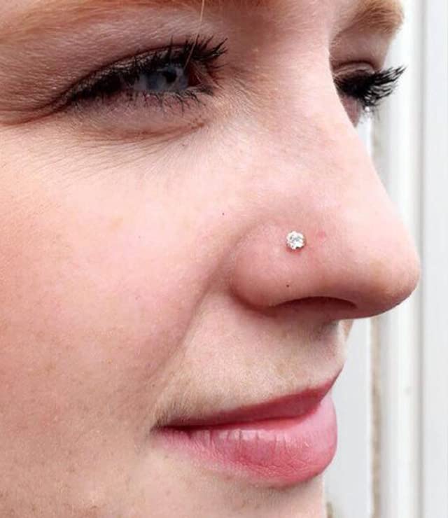 Longita 20g Nose Rings Hoop L Shape Nose Studs Stainless Steel Nose Screw Bone Flat Top Diamond Opal Heart High Nostril Piercing Jewelry Silver Rose Gold Black Pack for Women Men - color: 52-20g-gold