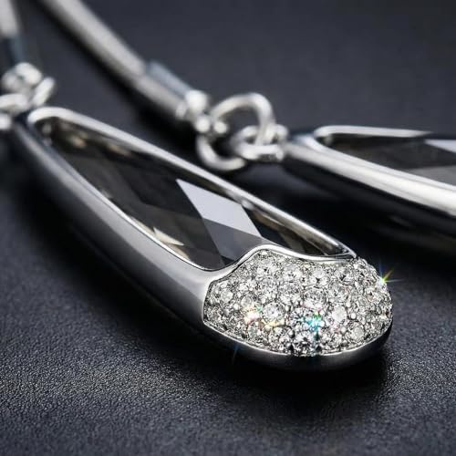 1 Piece Long Pendant Necklace for Women, Silver Tone Long Necklaces for Women Trendy, Elegant Long Necklace Accessory, Modern Silver Tone Long Necklaces for Women