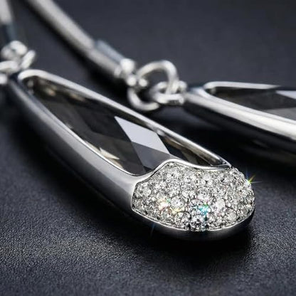 1 Piece Long Pendant Necklace for Women, Silver Tone Long Necklaces for Women Trendy, Elegant Long Necklace Accessory, Modern Silver Tone Long Necklaces for Women