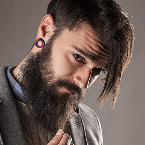 BodyJ4You 54PC Ear Stretching Kit 14G-12mm - Aftercare Jojoba Oil - Acrylic Plugs Gauge Tapers Silicone Tunnels - Lightweight Expanders Men Women - color: Black, Blue