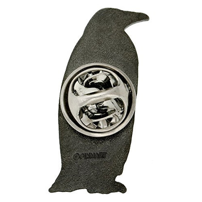 PinMart Wild Animal Enamel Lapel Pin - color: Black and White Emperor Penguin, size: 10 Pack