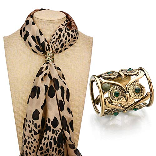 Joyci 3pcs Women's Scarf Ring Clip Slide Gold Silver Tone Hollow Tube | Retro Style Scarf Fastener for Women's Shawl, Silk Neckerchief, Napkin, Metal Antique Sturdy, Classy Fashion Accessories - color: Gold
