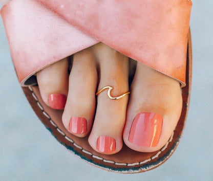 MODRSA Toe Rings for Women Toe Rings and Anklets for Women Toe Ring Adjustable Toe Rings Silver Rose Gold - color: D2-toe rings -3pcs gold