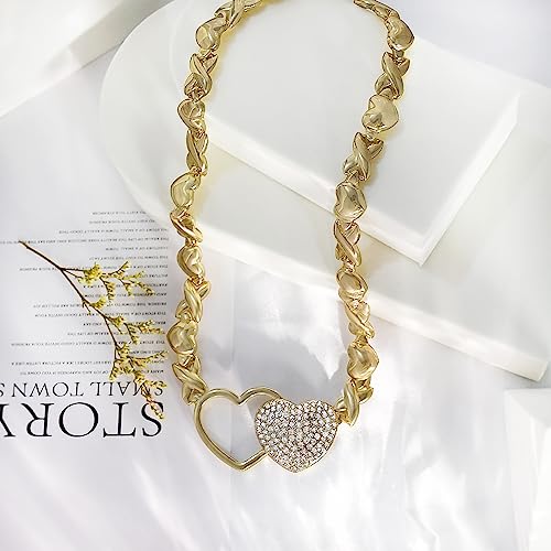 SYHOL Gold Jewelry Set 18K Gold Accessories for Women Jewelry Set Wedding Bridal Fashion Jewelry Sets Women Accessories Bracelets Earrings and Rings Sweetheart Gifts - color: X0091-Gold
