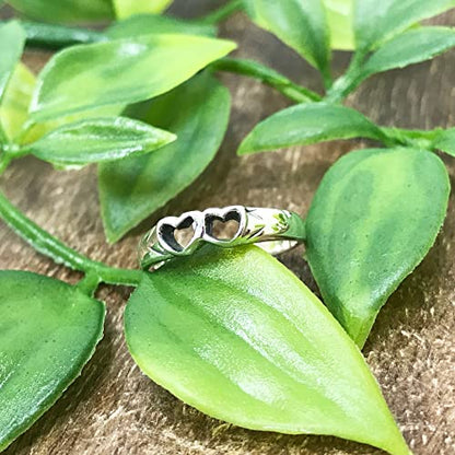 Gem Avenue 925 Sterling Silver Toe Rings Collections – Beach, Celtic, Heart, Dolphin, Flower & More Designs for Women – Elegant Adjustable Summer Jewelry - style: Style 11